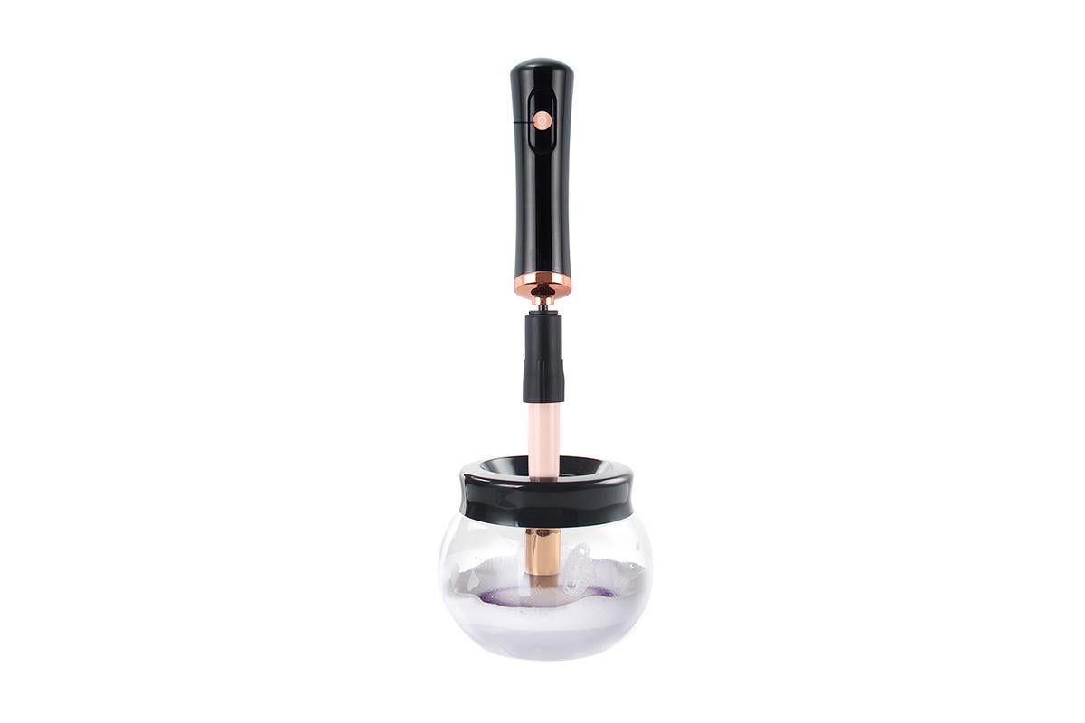 Electric Makeup Brush Cleaner Dryer Electric Cosmetic Make Up Brushes Set Cleaning Tool-Black