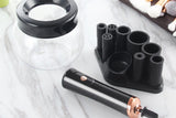 Electric Makeup Brush Cleaner Dryer Electric Cosmetic Make Up Brushes Set Cleaning Tool-Black