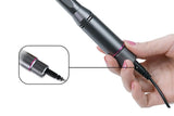 Electric Manicure Tools Kit File Machine Cordless Nail Drill Trimmer Nail Grind Trim Polish-Gray