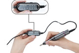 Electric Manicure Tools Kit File Machine Cordless Nail Drill Trimmer Nail Grind Trim Polish-Gray
