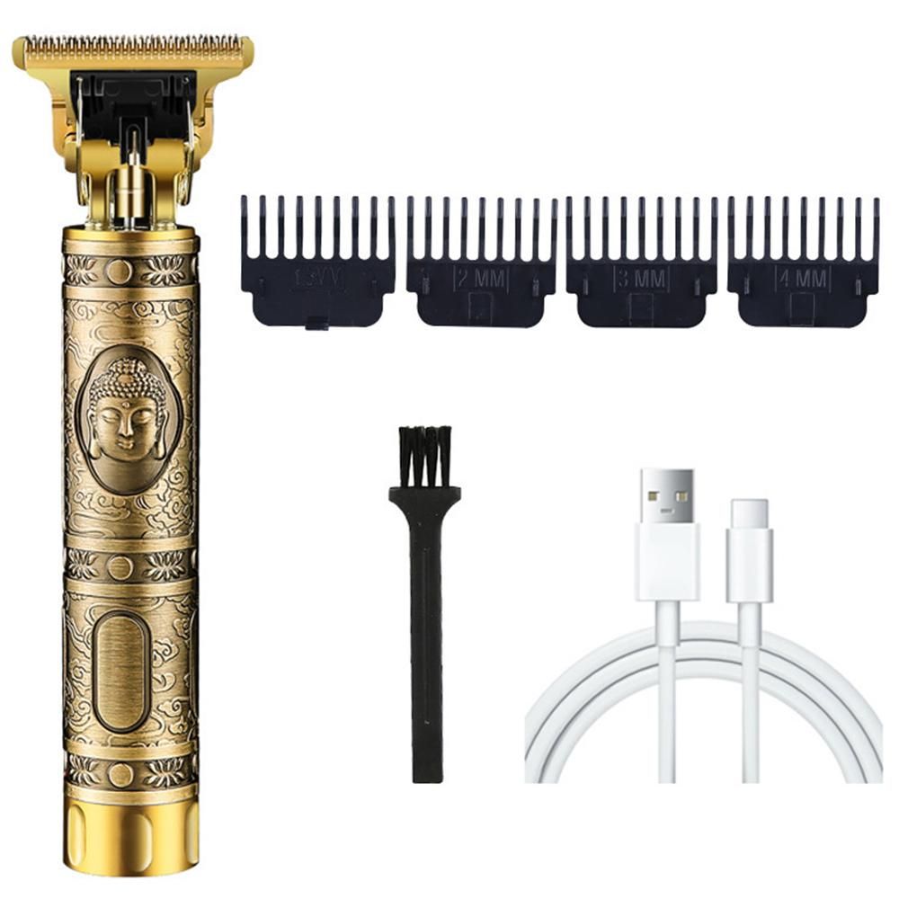 Hair Clippers for Men Electric Hair Trimmer Clippers Beard Trimmer Shaver Hair Cutting Kit -Buddha head
