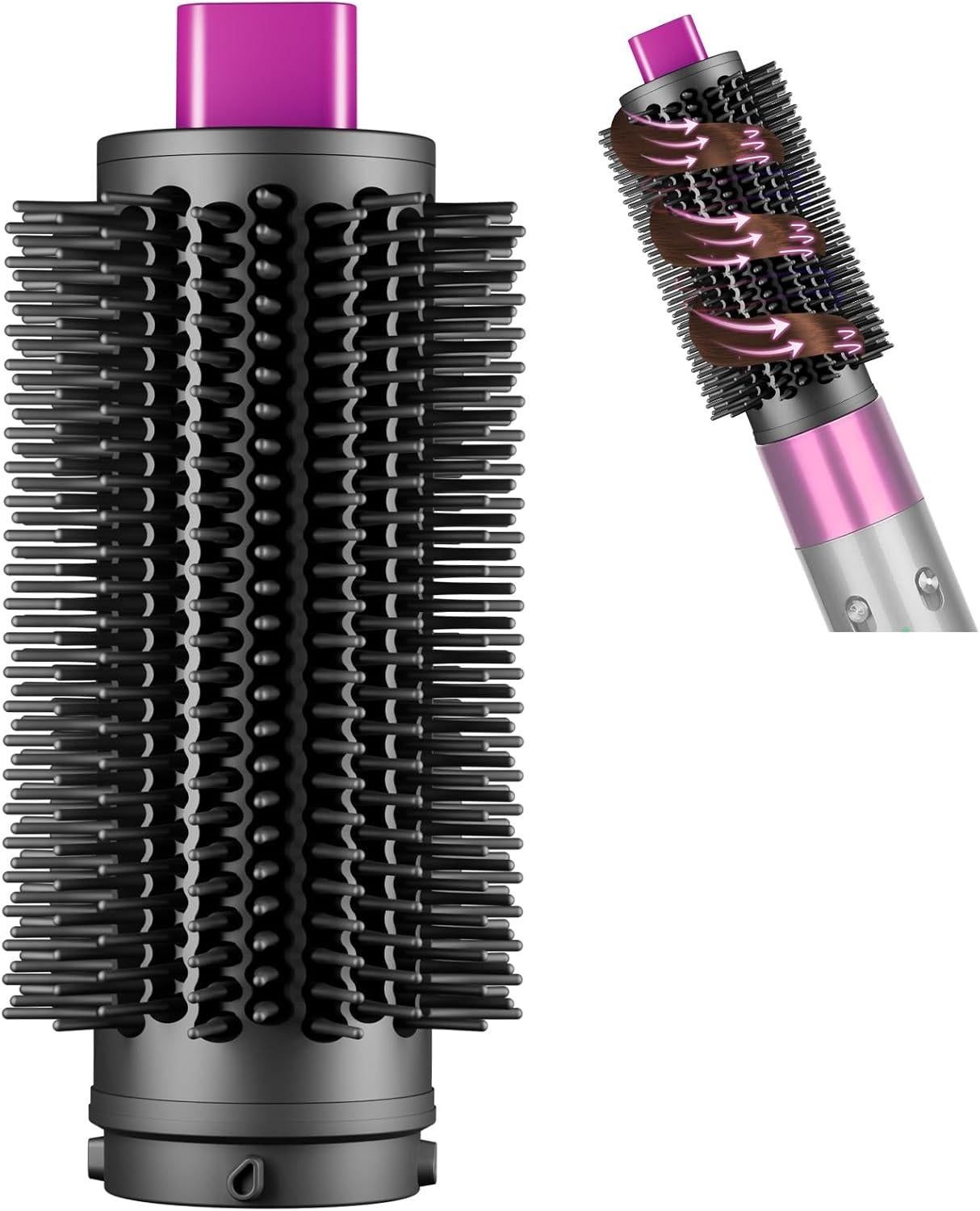 Large Round Volumizing Brush Attachment Compatible with Dyson Airwrap HS01/05/08-Rose