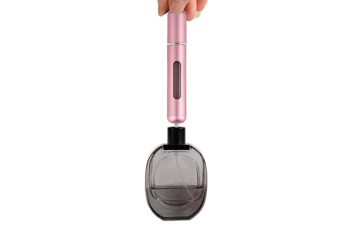 Mini Perfume Spray Pump 8ML Refillable Bottle Atomizer for Travel Outdoor-Pink