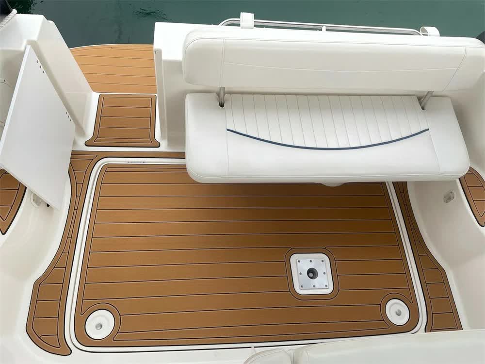 2000 Bayliner 2855 Swim Platform Cockpit Boat EVA Faux Foam Teak Deck Floor Pad