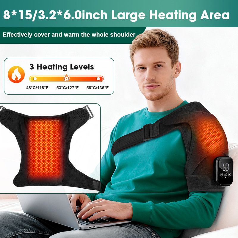 Electric Heating Massage Therapy Device for Knees and Shoulders