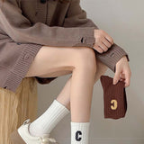 Socks - 5 Pairs of Women's Socks - Women's Athletic Socks - Soft - Breathable - Casual Socks - Fashionable Instagram-Style - All-Season - One-Size-Fits-All Women's Socks - Simple Letter Print - Women's Ankle Socks