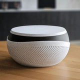 2-Tier Snack Bowl with Shell Disposal Compartment – Must-Have for Living Room
