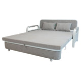 2 In 1 Sofa Bed Beneath Foldable Carbon Hidden Storage Sofa - 158cm