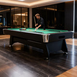 7Ft billiard table（GREEN）,Velvet tablecloth,with accessories - 7 Ft