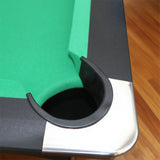 7Ft billiard table（GREEN）,Velvet tablecloth,with accessories - 7 Ft