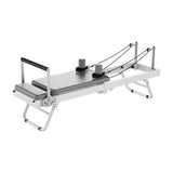 Eeeza Foldable Pilates Reformer, Silent Resistance with Adjustable Steel Frame