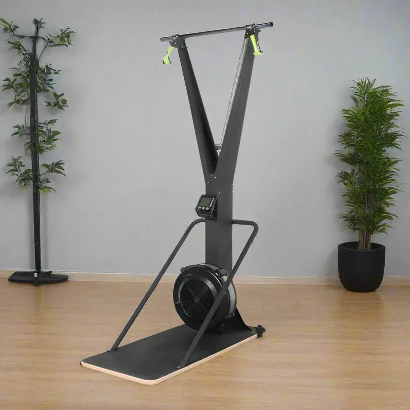 Eeeza Air Resistance Ski Trainer â€“ Vertical Full-Body Cardio Machine with Smart Monitor