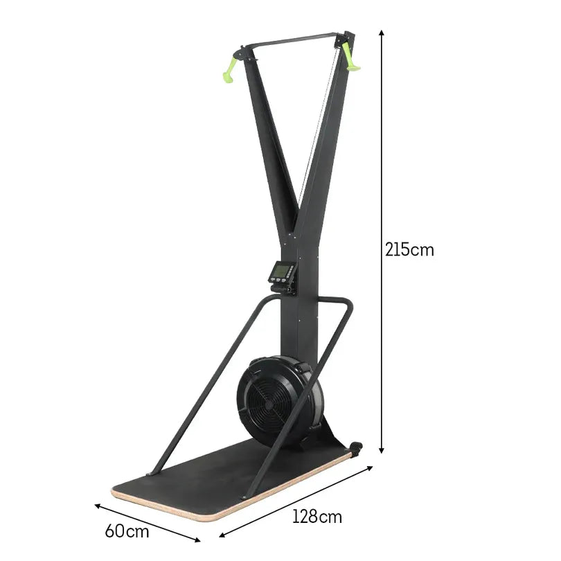 Eeeza Air Resistance Ski Trainer â€“ Vertical Full-Body Cardio Machine with Smart Monitor