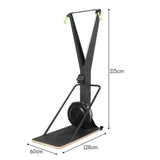 Eeeza Air Resistance Ski Trainer – Vertical Full-Body Cardio Machine with Smart Monitor