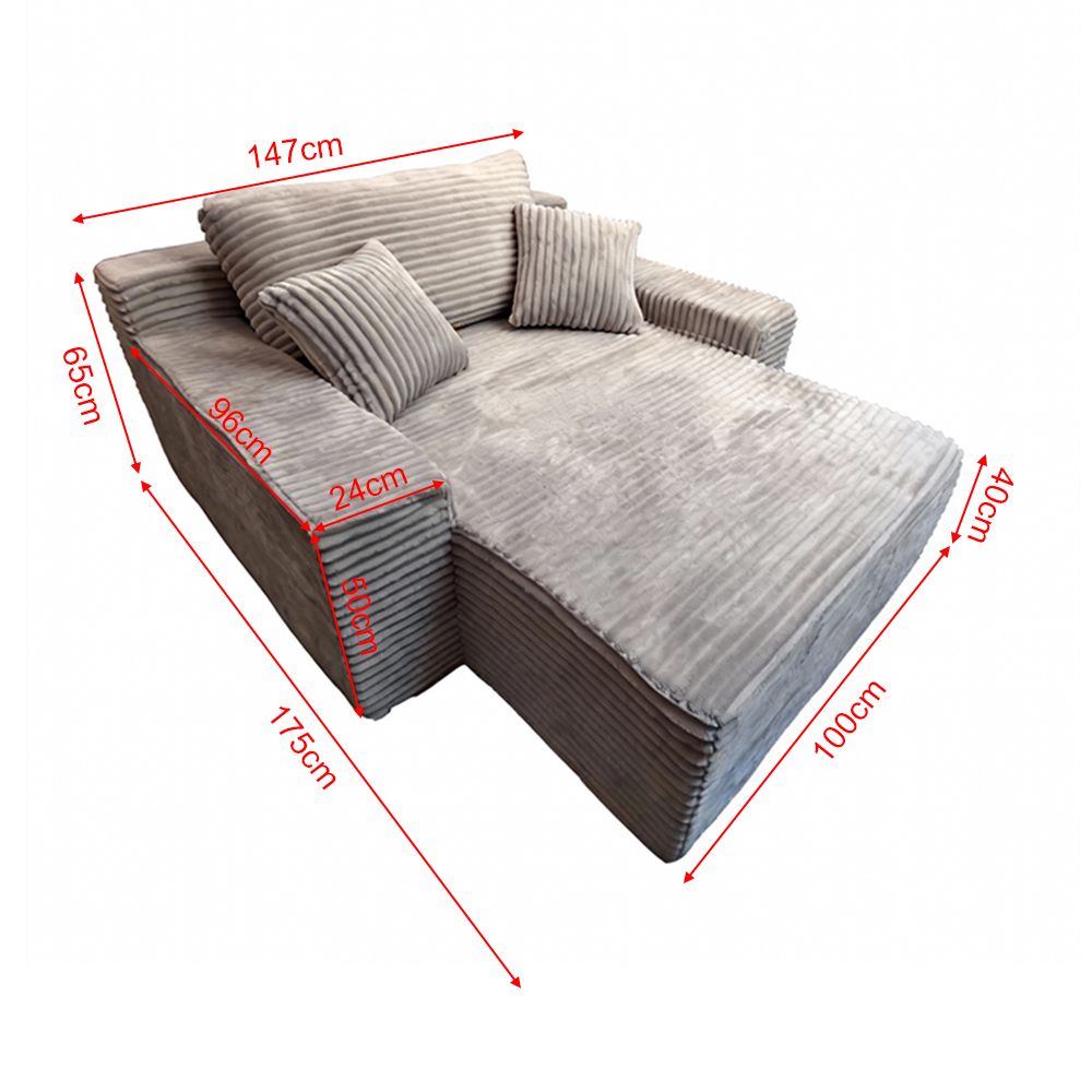 Modern Minimalist Modular Sofa - Dark grey