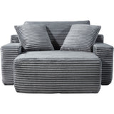 Modern Minimalist Modular Sofa - Dark grey