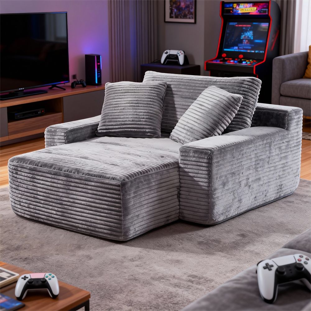 Modern Minimalist Modular Sofa - Dark grey
