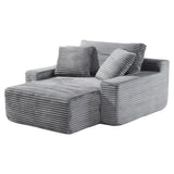 Modern Minimalist Modular Sofa - Light Grey
