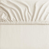 Hotel Quality Fitted sheets - 2 Piece Fitted sheets  -Breathable Bedding - Wrinkle, Fade, Stain Resistant- 26inch/40cm Deep Pocket Fitted Bed Sheet-Wrinkle and Fade Resistant,(Cream White,King Single)