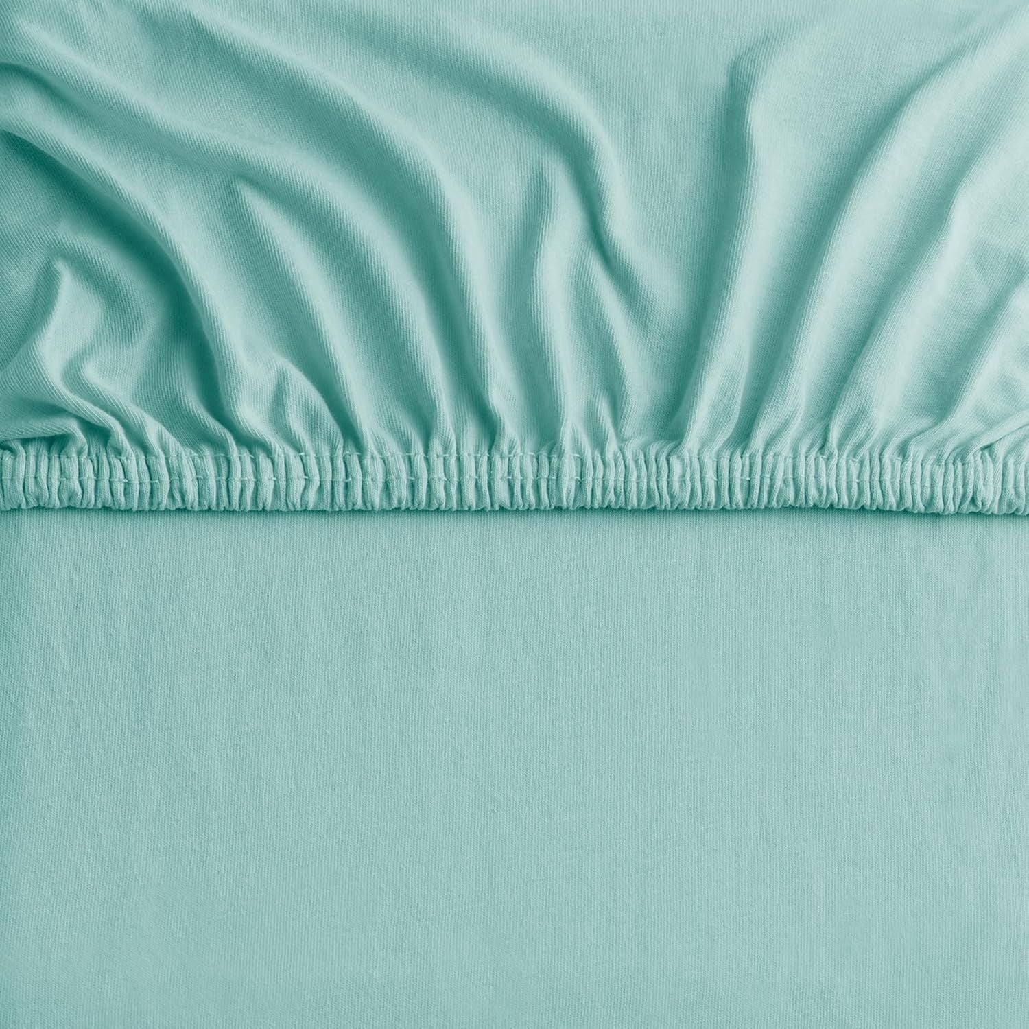 Hotel Quality Fitted sheets - 2 Piece Fitted sheets  -Breathable Bedding - Wrinkle, Fade, Stain Resistant- 26inch/40cm Deep Pocket Fitted Bed Sheet-Wrinkle and Fade Resistant,(Ice blue,Queen)