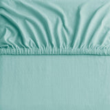 Hotel Quality Fitted sheets - 2 Piece Fitted sheets  -Breathable Bedding - Wrinkle, Fade, Stain Resistant- 26inch/40cm Deep Pocket Fitted Bed Sheet-Wrinkle and Fade Resistant,(Ice blue,Queen)