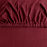 Hotel Quality Fitted sheets - 2 Piece Fitted sheets  -Breathable Bedding - Wrinkle, Fade, Stain Resistant- 26inch/40cm Deep Pocket Fitted Bed Sheet-Wrinkle and Fade Resistant,(Red,Queen)