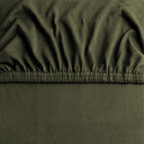 Hotel Quality Fitted sheets - 2 Piece Fitted sheets  -Breathable Bedding - Wrinkle, Fade, Stain Resistant- 26inch/40cm Deep Pocket Fitted Bed Sheet-Wrinkle and Fade Resistant,(Olive green,Queen)