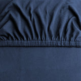 Hotel Quality Fitted sheets - 2 Piece Fitted sheets  -Breathable Bedding - Wrinkle, Fade, Stain Resistant- 26inch/40cm Deep Pocket Fitted Bed Sheet-Wrinkle and Fade Resistant,(Navy,Single)