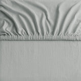 Hotel Quality Fitted sheets - 2 Piece Fitted sheets  -Breathable Bedding - Wrinkle, Fade, Stain Resistant- 26inch/40cm Deep Pocket Fitted Bed Sheet-Wrinkle and Fade Resistant,(Silver-gray,Single)