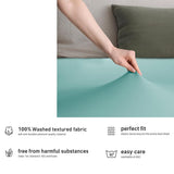 Hotel Quality Fitted sheets - 2 Piece Fitted sheets  -Breathable Bedding - Wrinkle, Fade, Stain Resistant- 26inch/40cm Deep Pocket Fitted Bed Sheet-Wrinkle and Fade Resistant,(Ice blue,Super King)