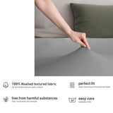 Hotel Quality Fitted sheets - 2 Piece Fitted sheets  -Breathable Bedding - Wrinkle, Fade, Stain Resistant- 26inch/40cm Deep Pocket Fitted Bed Sheet-Wrinkle and Fade Resistant,(Grey,Super King)