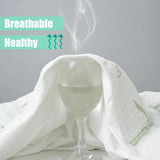 Waterproof Mattress Protector,Breathable Mattress Cover,3D Air Fabric Cooling Bed Pad Cover, Deep Pocket 40cm(King,Green)