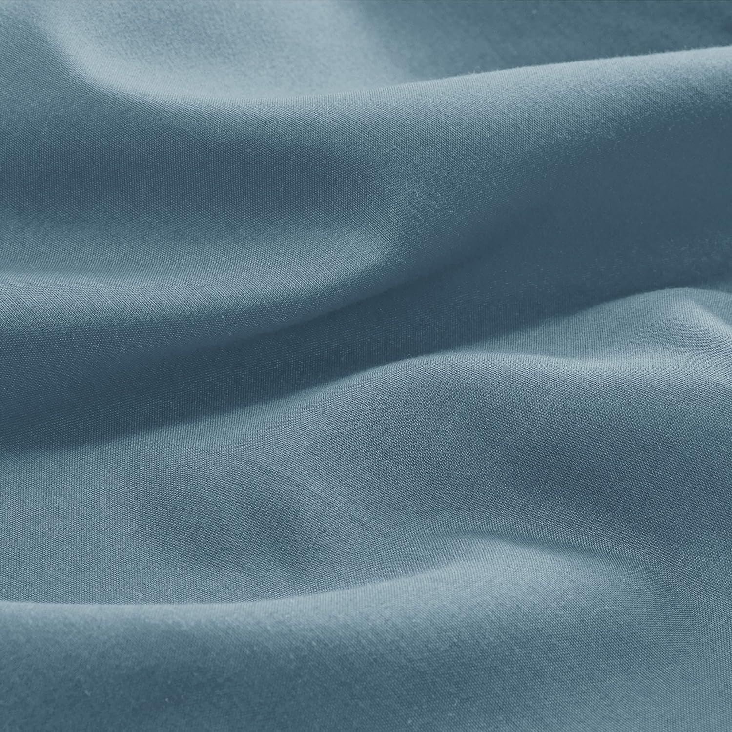 2000TC Hotel Quality Fitted Sheets - 2 Piece Fitted Sheets  -Breathable Bedding - Wrinkle, Fade, Stain Resistant- 16inch/40cm Deep Pocket Fitted Bed Sheets-Wrinkle and Fade Resistant,(Ocean,Super King)