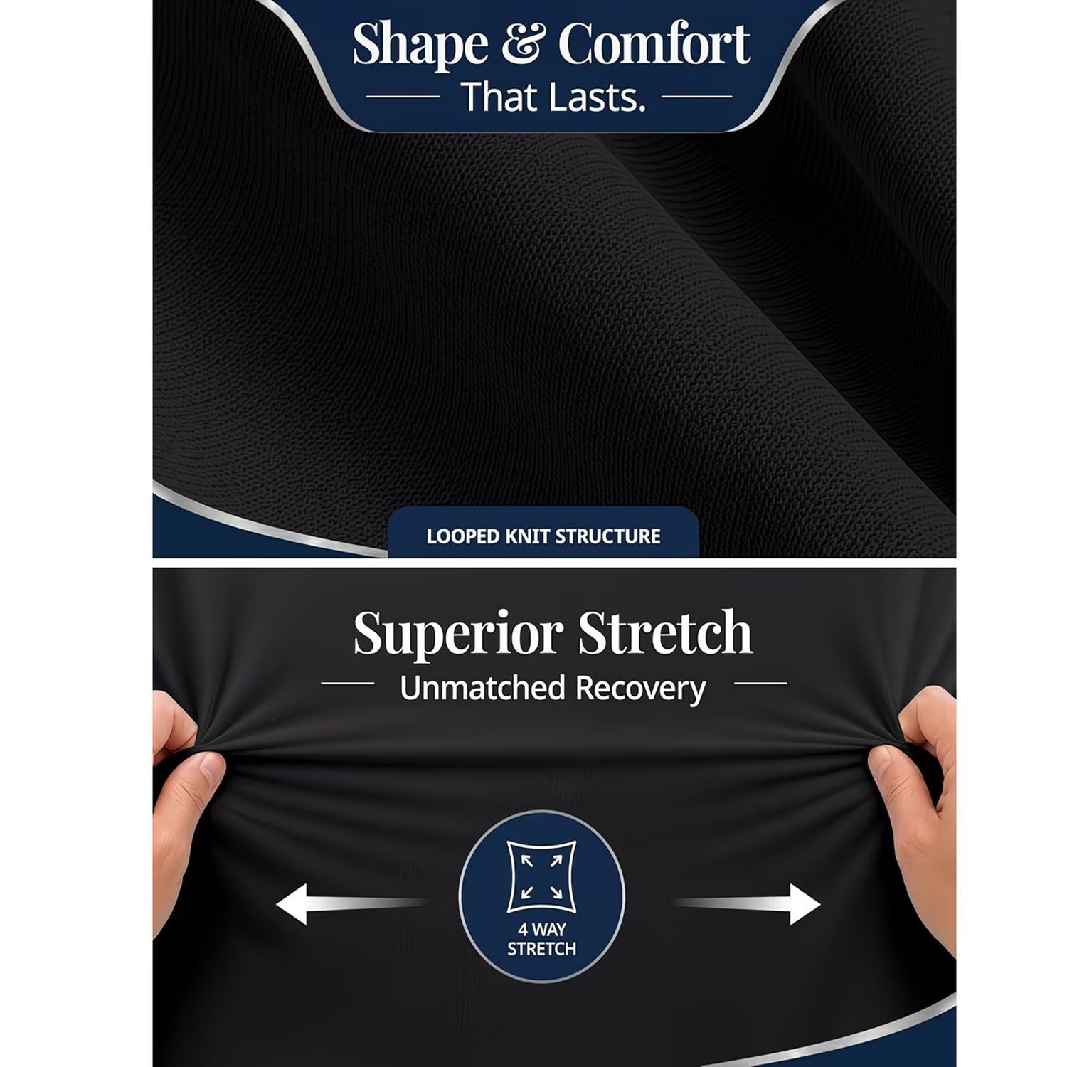 Hotel Quality Fitted Sheet - 1 Piece Fitted Sheet  -Breathable Bedding - Wrinkle, Fade, Stain Resistant- 16inch/40cm Deep Pocket Fitted Bed Sheet-Wrinkle and Fade Resistant,(Black,King)