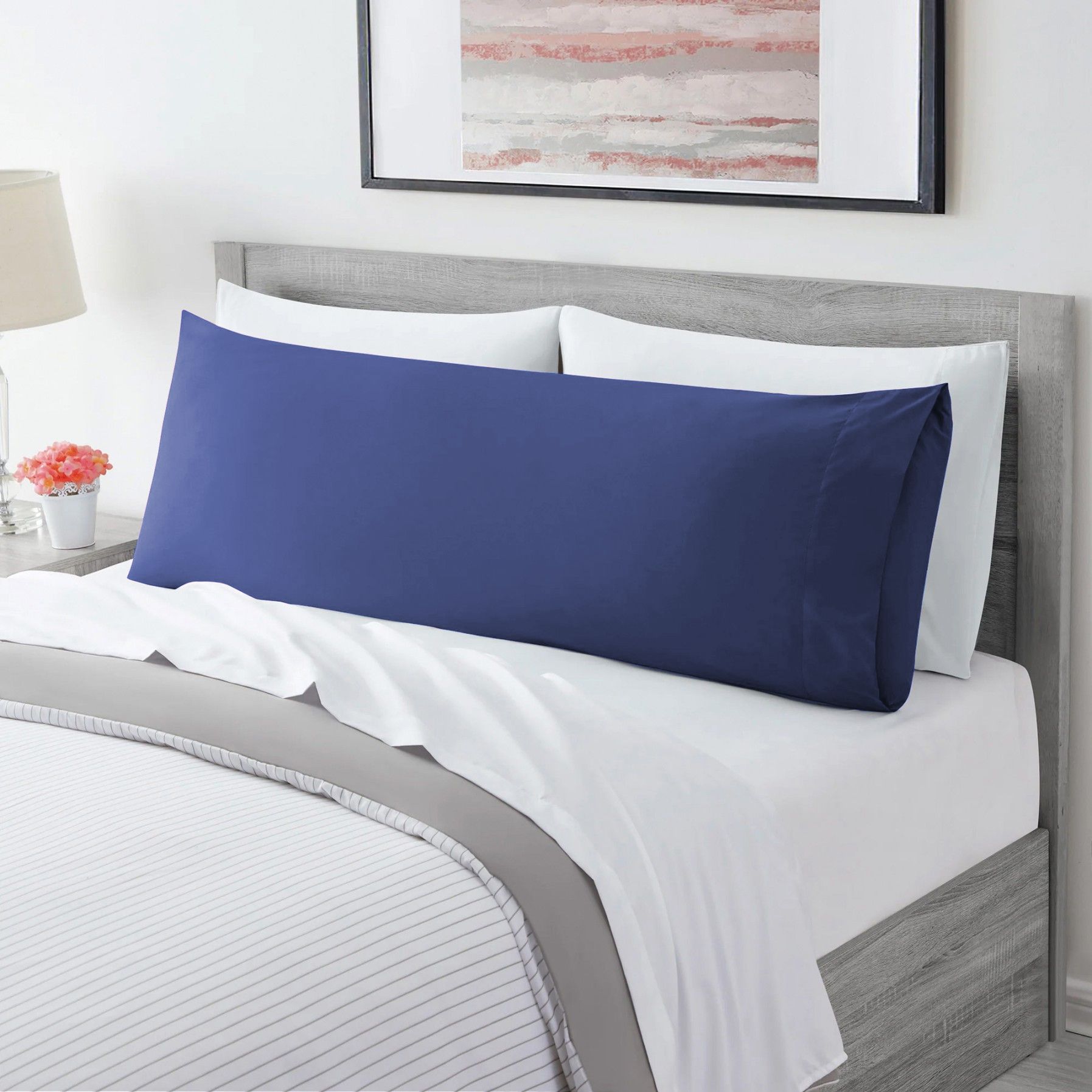 Ultra Soft Microfiber Body Pillow Cover/Pillowcases with Envelope-style pocket (50cm x 150cm Body Pillow Cover,royalblue)