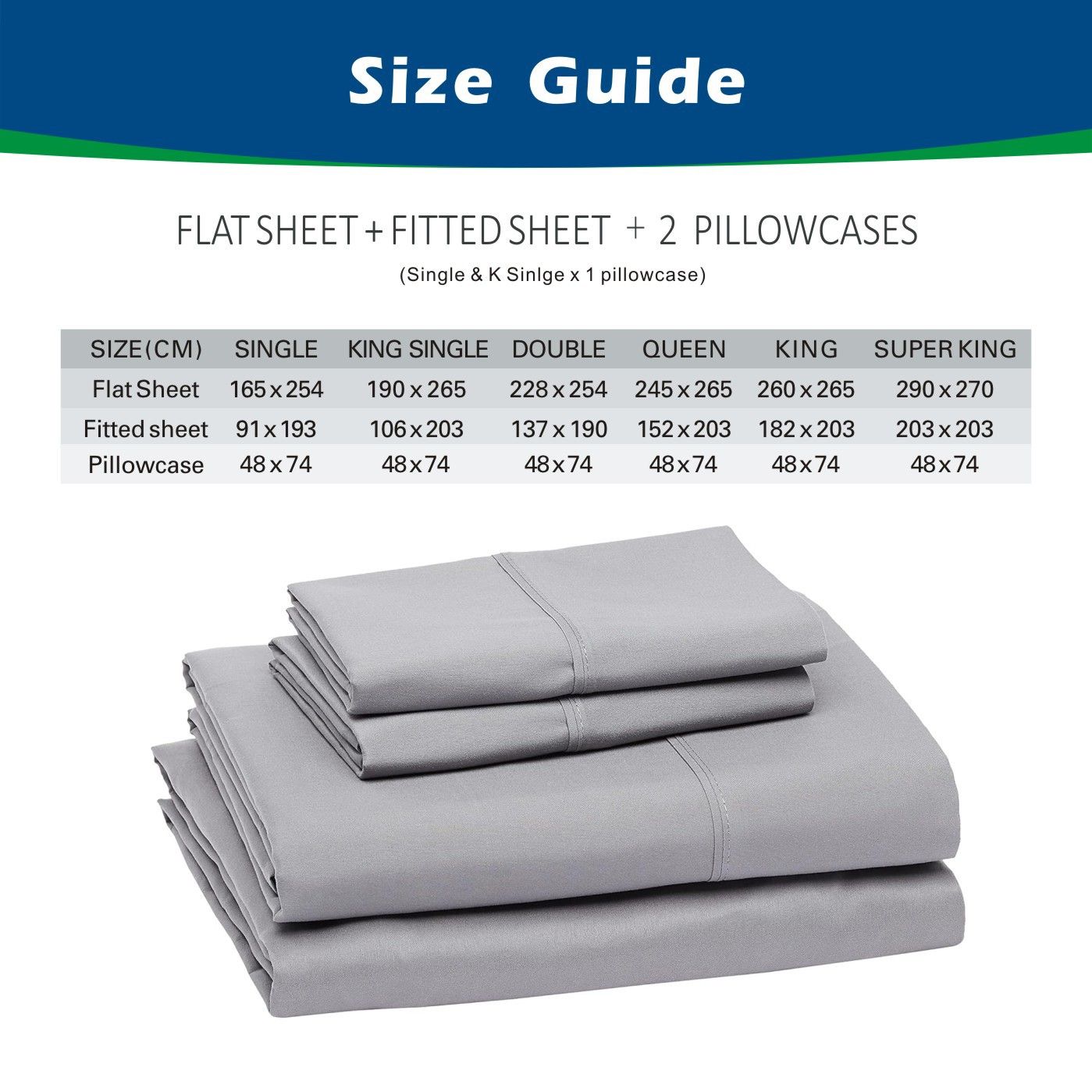 4 Piece Bed Sheet Set- Bedding Sheets & Pillowcases -Breathable Bedding - Wrinkle, Fade, Stain Resistant-Deep Pocket Flat Fitted Bed Sheet Set(Ocean,Double)