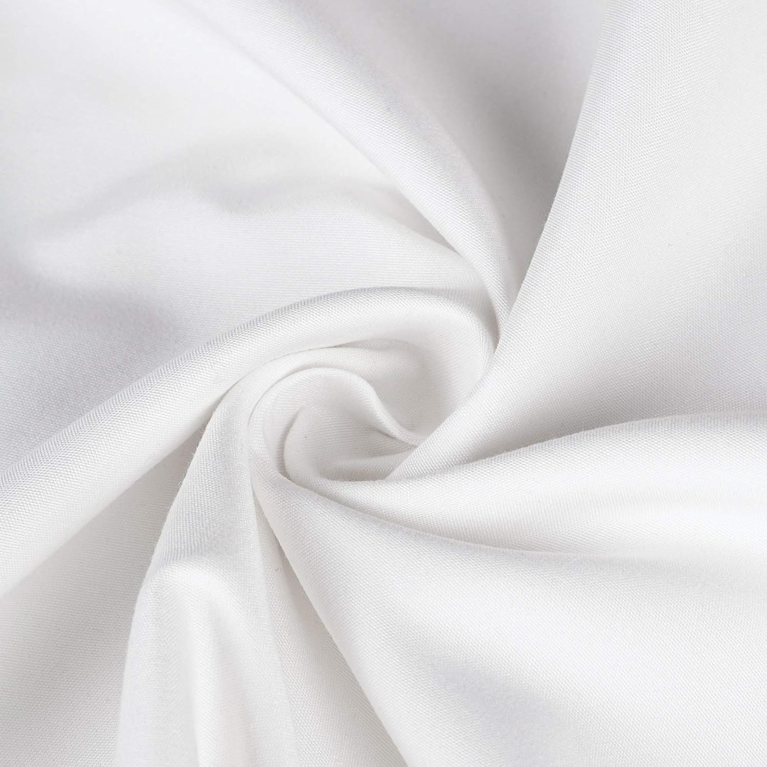 Elegant Comfort Premium Hotel Quality 1-Piece Double Flat Sheet, Luxury and Softest 2000 Thread Count Bedding Flat Sheet(Double,White)