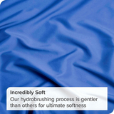 3 Piece Fitted Sheet Set- Fitted Sheet & Pillowcases -Breathable Bedding - Wrinkle, Fade, Stain Resistant- 40cm Deep Pocket Fitted Bed Sheet Set(Royal blue,King)
