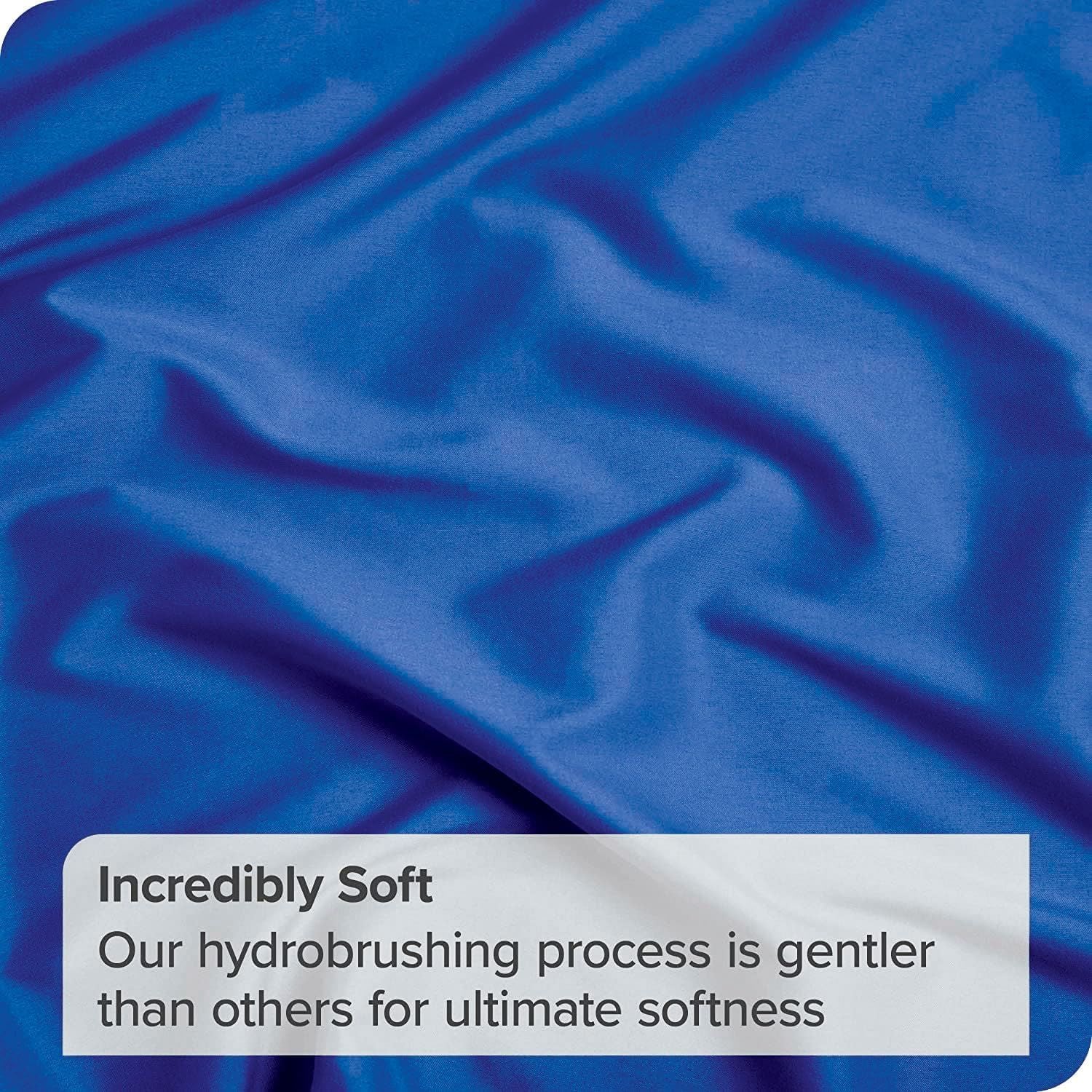 Elegant Comfort Premium Hotel Quality 1-Piece King Single Flat Sheet, Luxury and Softest 2000 Thread Count Bedding Flat Sheet(King Single,Royal blue)
