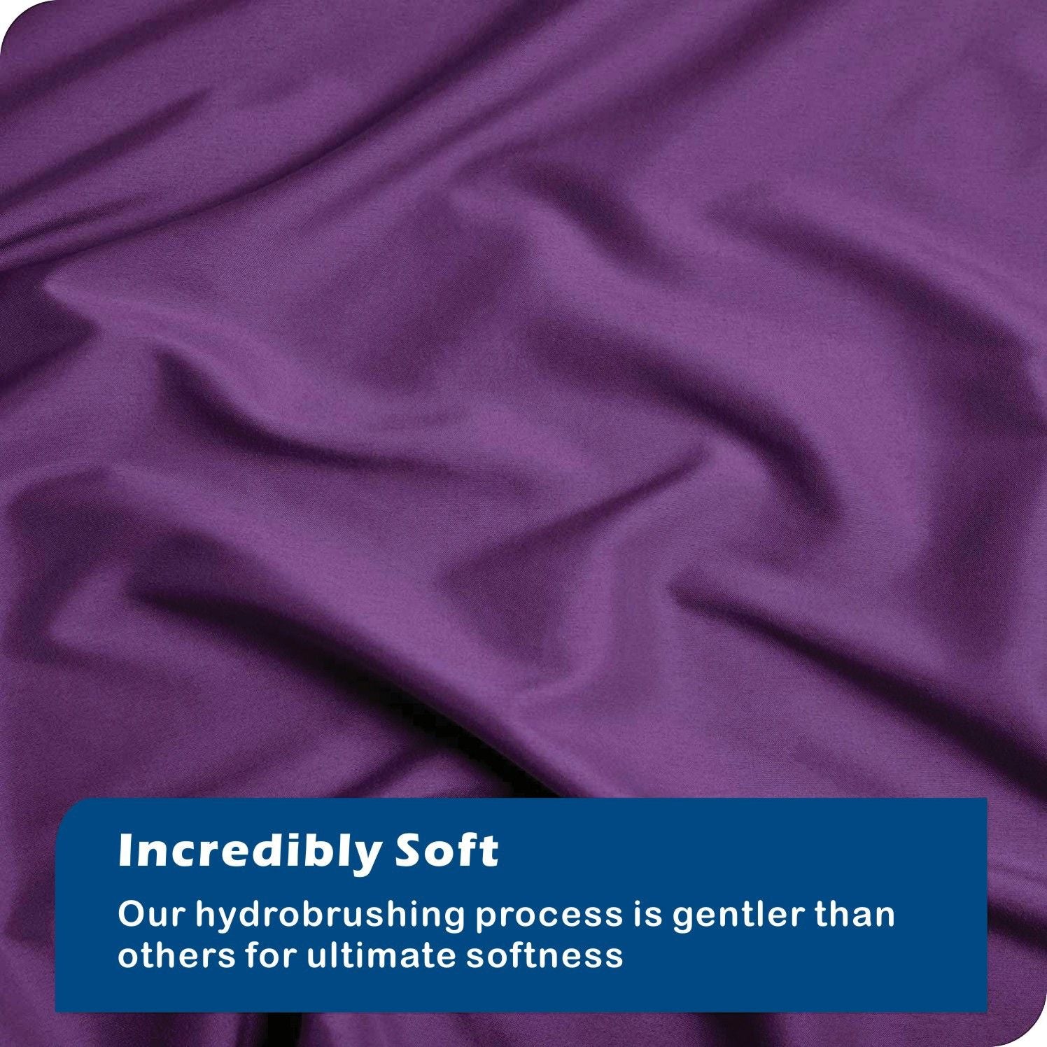 3 Piece Hotel Soft Microfiber Quilt Cover Set-2000TC Duvet/Donna Cover Set & Pillowcases -1 Quilt Cover Zipper Closure & 1 x Pillowcases-Breathable Bedding - Wrinkle, Fade, Stain Resistant(Purple,Queen)