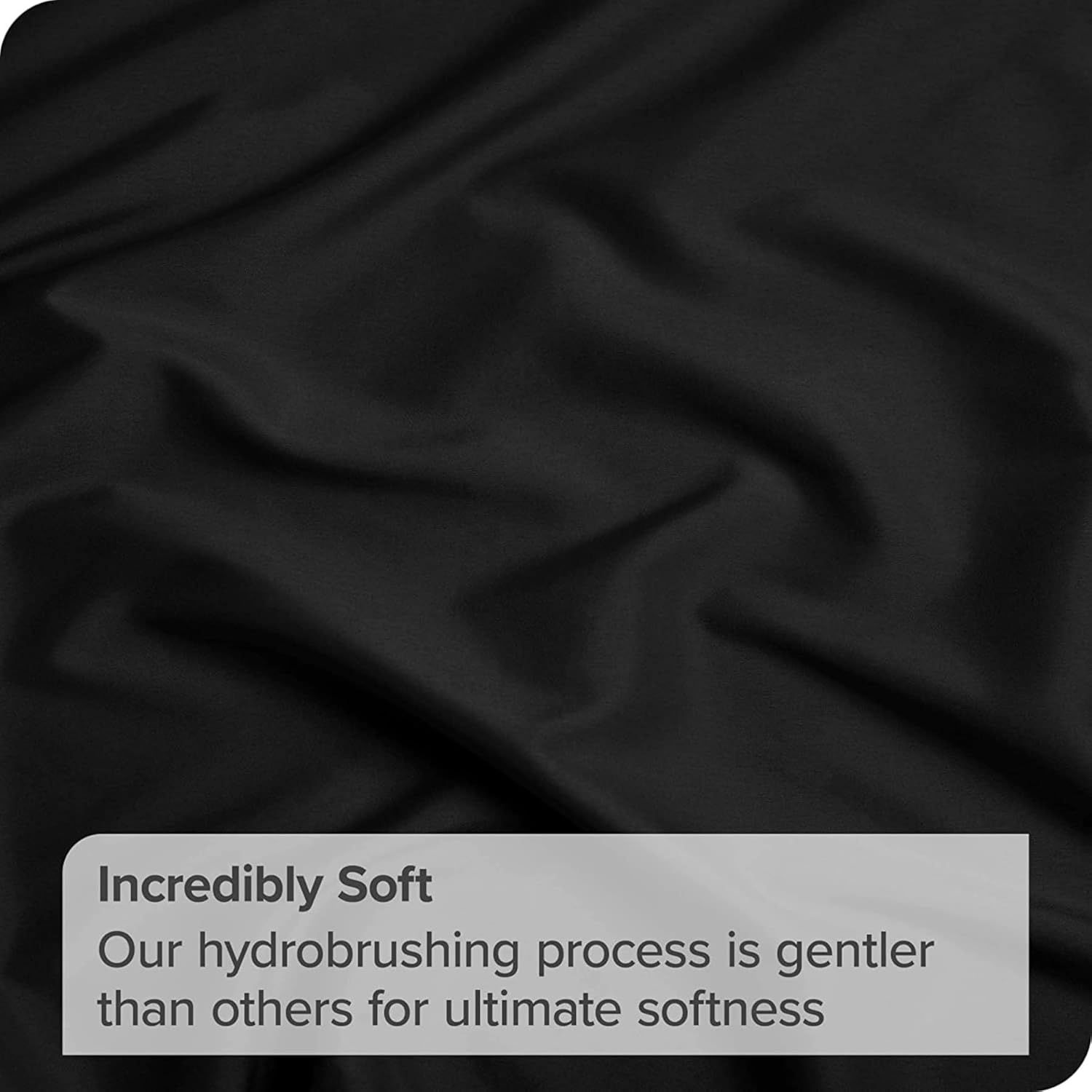 3 Piece Fitted Sheet Set- Fitted Sheet & Pillowcases -Breathable Bedding - Wrinkle, Fade, Stain Resistant- 40cm Deep Pocket Fitted Bed Sheet Set(Black,Queen)
