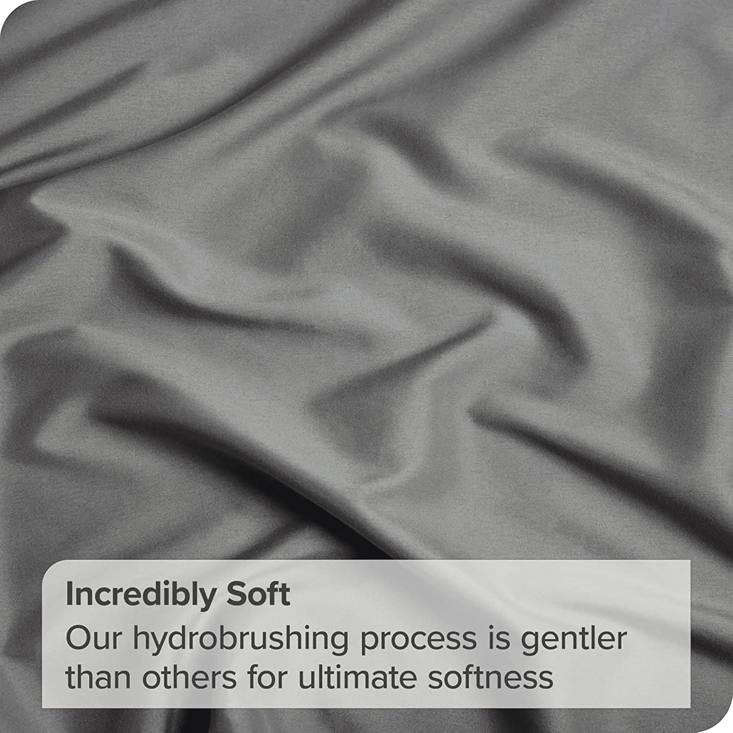 3 Piece Fitted Sheet Set- Fitted Sheet & Pillowcases -Breathable Bedding - Wrinkle, Fade, Stain Resistant- 40cm Deep Pocket Fitted Bed Sheet Set(Grey,Queen)