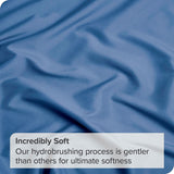 4 Piece Bed Sheet Set- Bedding Sheets & Pillowcases -Breathable Bedding - Wrinkle, Fade, Stain Resistant-Deep Pocket Flat Fitted Bed Sheet Set(Ocean,Queen)