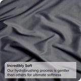 Hotel Quality Fitted Sheet - 1 Piece Fitted Sheet  -Breathable Bedding - Wrinkle, Fade, Stain Resistant- 16inch/40cm Deep Pocket Fitted Bed Sheet-Wrinkle and Fade Resistant,(Dark gray,Queen)