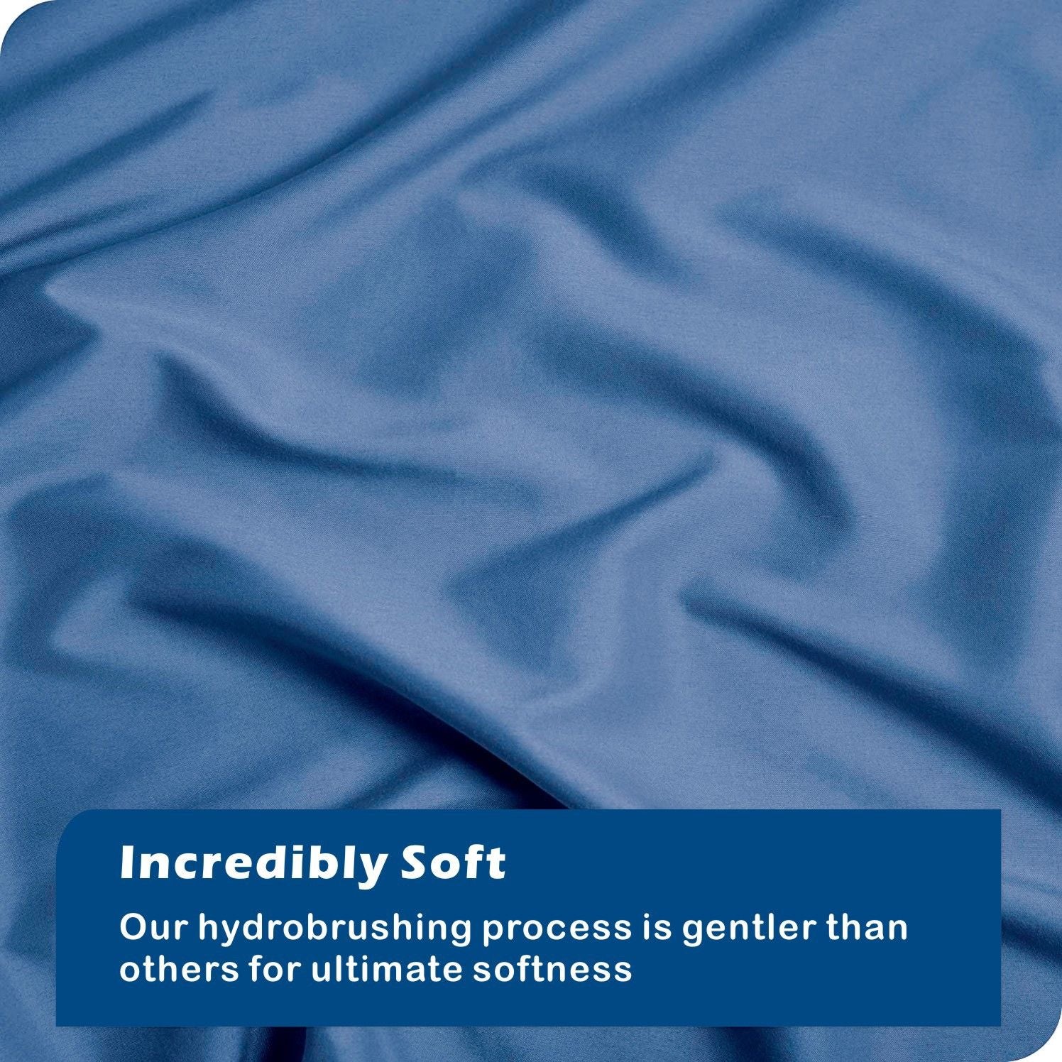 2 Piece Hotel Soft Microfiber Quilt Cover Set-2000TC Duvet/Donna Cover Set & Pillowcases -1 Quilt Cover Zipper Closure & 1 x Pillowcases-Breathable Bedding - Wrinkle, Fade, Stain Resistant(Ocean,Single)