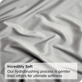 2 Piece Fitted Sheet Set- Fitted Sheet & Pillowcases -Breathable Bedding - Wrinkle, Fade, Stain Resistant- 40cm Deep Pocket Fitted Bed Sheet Set(Silver-gray,Single)