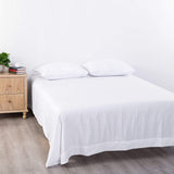 Elegant Comfort Premium Hotel Quality 1-Piece Single Flat Sheet, Luxury and Softest 2000 Thread Count Bedding Flat Sheet(Single,White)