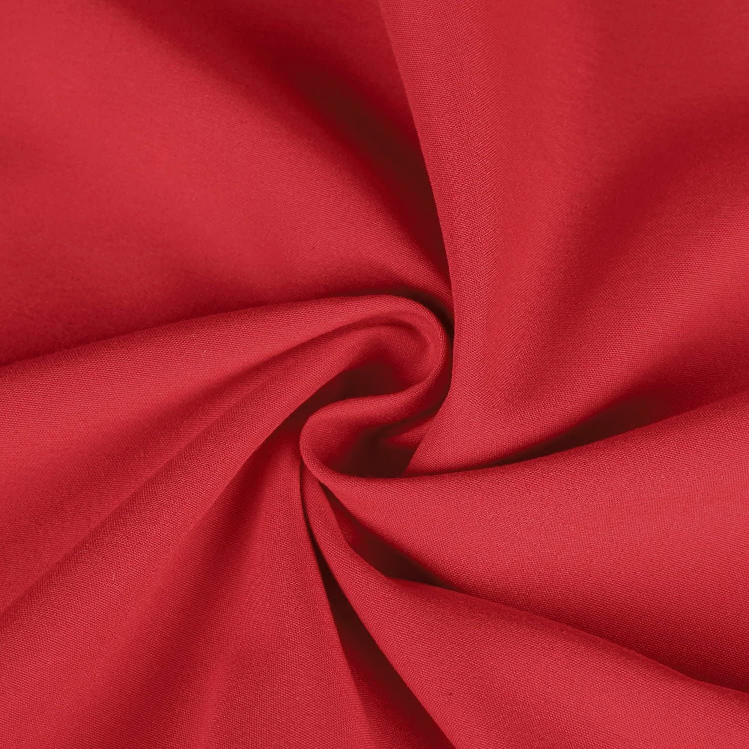 Elegant Comfort Premium Hotel Quality 1-Piece Single Flat Sheet, Luxury and Softest 2000 Thread Count Bedding Flat Sheet(Single,Red)