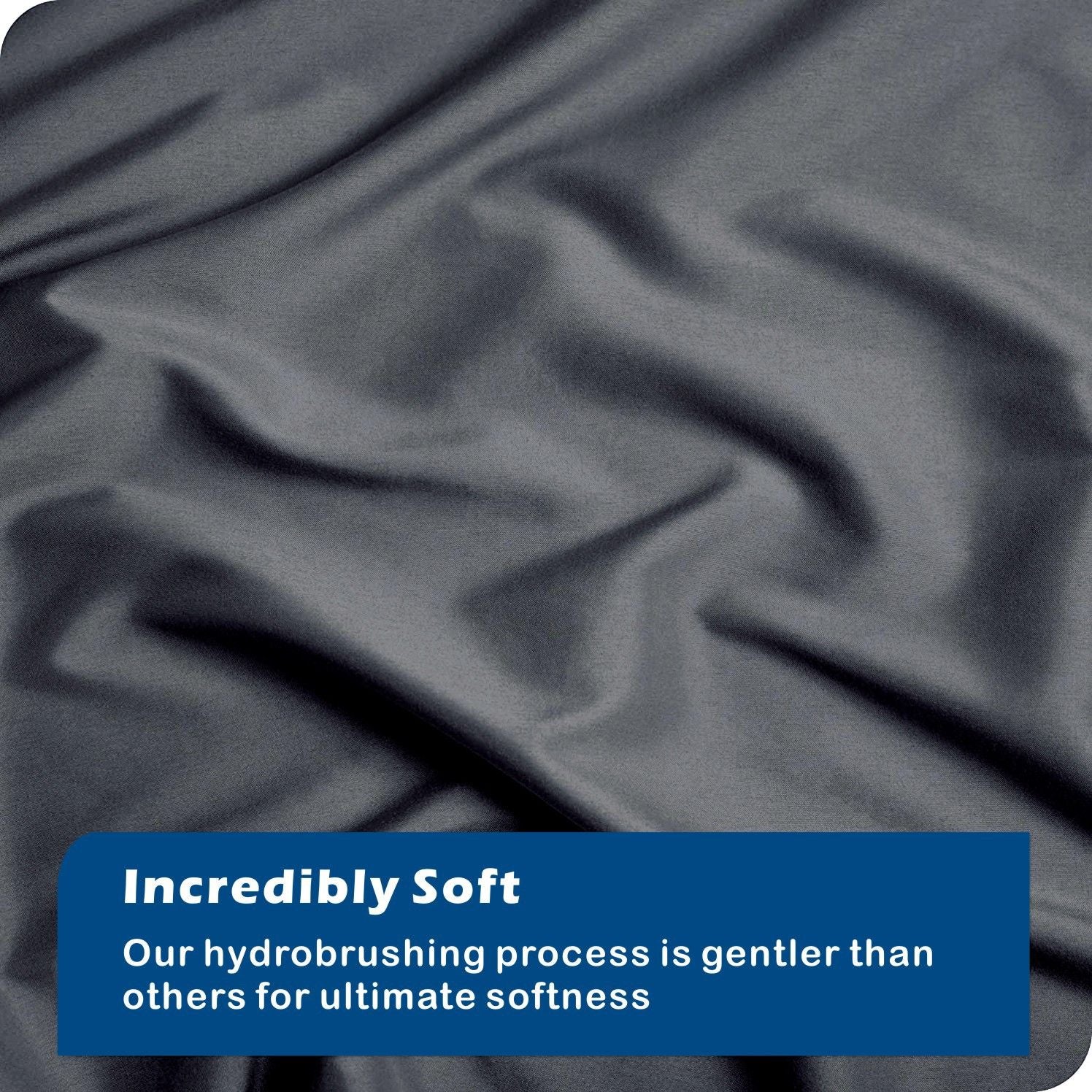 3 Piece Hotel Soft Microfiber Quilt Cover Set-2000TC Duvet/Donna Cover Set & Pillowcases -1 Quilt Cover Zipper Closure & 1 x Pillowcases-Breathable Bedding - Wrinkle, Fade, Stain Resistant(Dark gray,Super King)