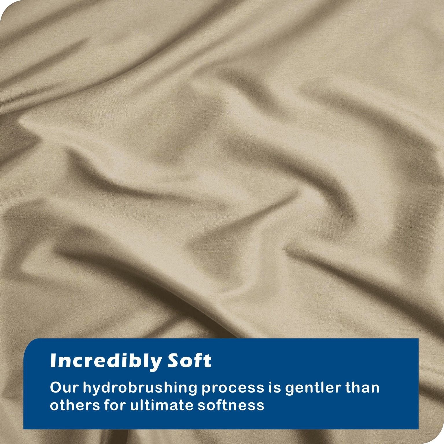 3 Piece Hotel Soft Microfiber Quilt Cover Set-2000TC Duvet/Donna Cover Set & Pillowcases -1 Quilt Cover Zipper Closure & 1 x Pillowcases-Breathable Bedding - Wrinkle, Fade, Stain Resistant(Camel Beige,Super King)